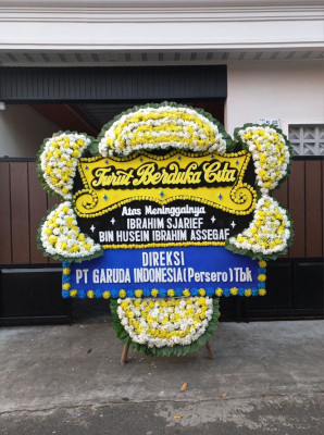 Papan Bunga Duka di Pancoran