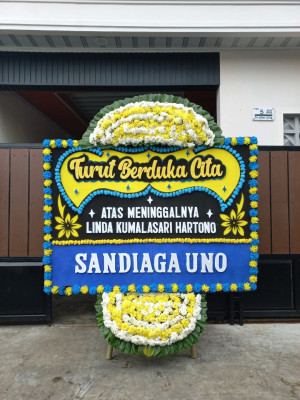 Papan Bunga Duka di Pancoran