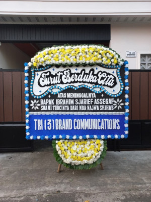 Papan Bunga Duka di Pancoran
